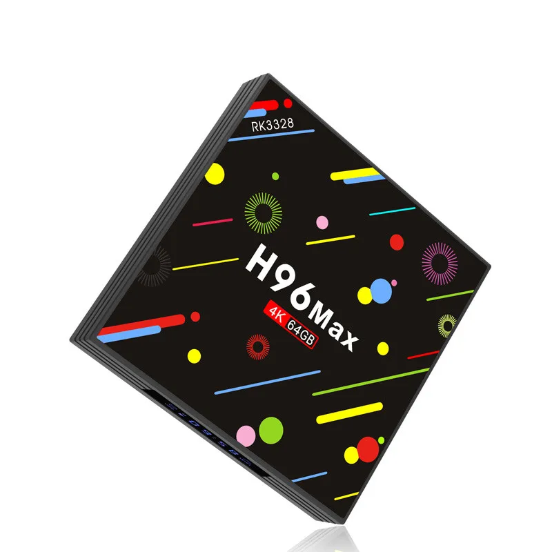 H96 MAX H2 Android 7,1 ТВ приставка RK3328 4 Гб 4 к ОЗУ 64 Гб ПЗУ с USB 3,0 5G WiFi Супер 4 к Отт смарт-приставка