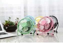 Mini ventilador de mesa usb silencioso refrigerador de ar de refrigeração portátil para computador portátil offie casa ventilador de mesa