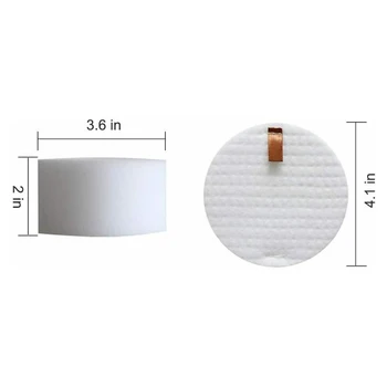 

White Sponges Replacement NV601 UKT NV600 UK Vacuum Cleaner Spare Cleaner