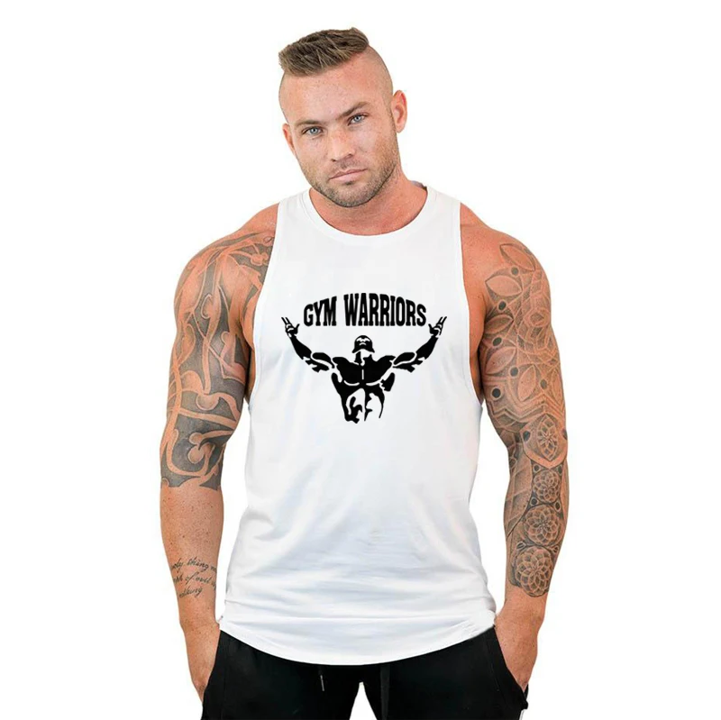 Los nuevos hombres tanque Tops deportivos Stringer Fitness camisetas gimnasios ropa para hombre Camiseta sin mangas chaleco camiseta debardeur para hombre ropa de hombre