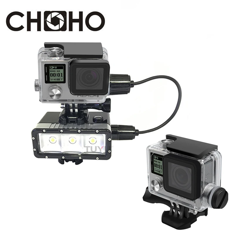 

Водонепроницаемый чехол для камеры Go Pro Hero 3 + 4, 30 м