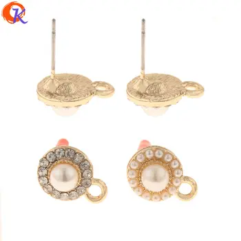 

Cordial Design 50Pcs 10*13MM Jewelry Accessories/Earrings Stud/Rhinestone Imitation Pearl/Hand Made/DIY Making/Earring Findings