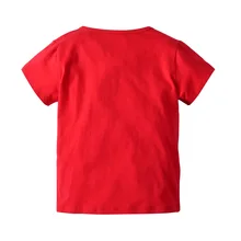 Новая Стильная летняя футболка с короткими рукавами в европейском и американском стиле для мальчиков, красный топ с короткими рукавами и рисунком, футболка с короткими рукавами для мальчиков-подростков