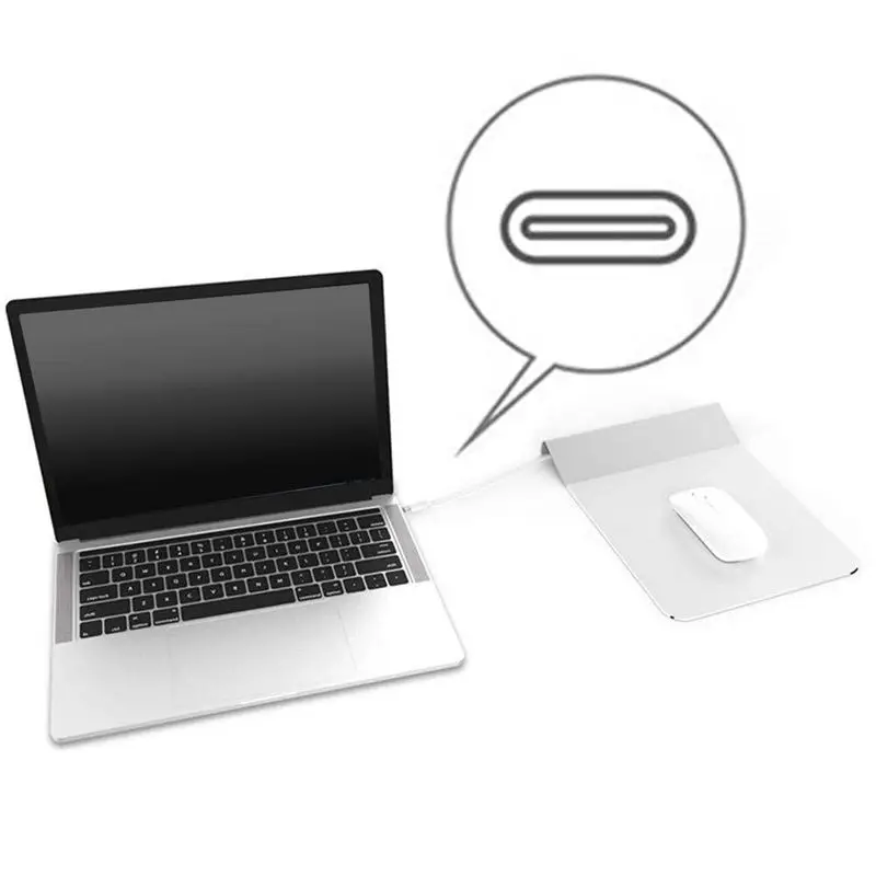 USB3.0 концентратор многофункциональный алюминиевый сплав Мышь Pad 6-в-1 док-станция USB удлинитель концентратора