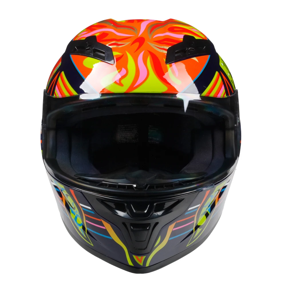Moto rcycle шлем полное лицо в горошек Сертифицированный moto cross off road cascos para moto capacete de moto cicleta casque moto