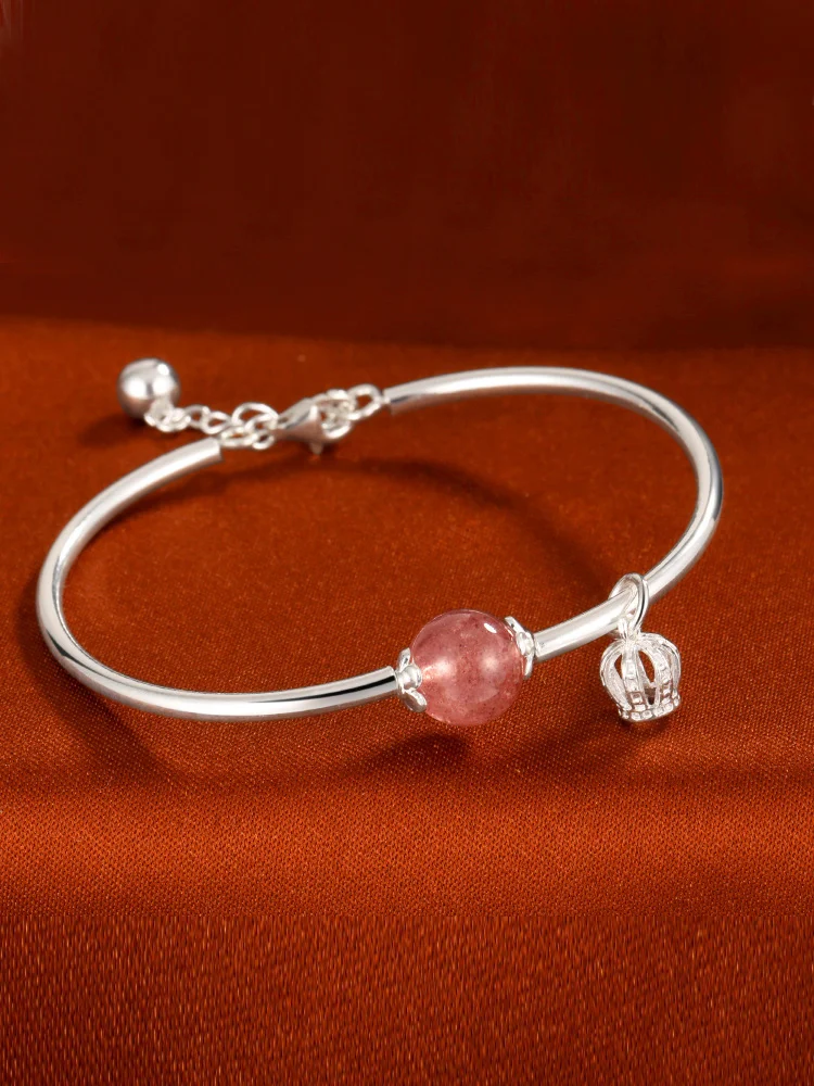 Cigovo браслет из стерлингового серебра 990 пробы, спроектированный женскими миноритариями, простой серебряный браслет, браслет серии Sen