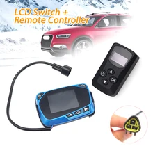12V 24V Standkachel Lcd Display Thermostaat Monitor Switch + Remote Controller Voor 5kw/8kw Auto Heater parking Diesel Heater