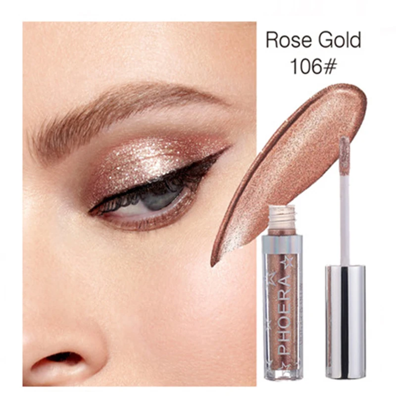 

15 Colors Liquid Glitter Eyeshadow Shimmer Loose Eyes Makeup 1pc Magnificent Metals Glitter And Glow Eye Shadow Cosmetics TSLM2