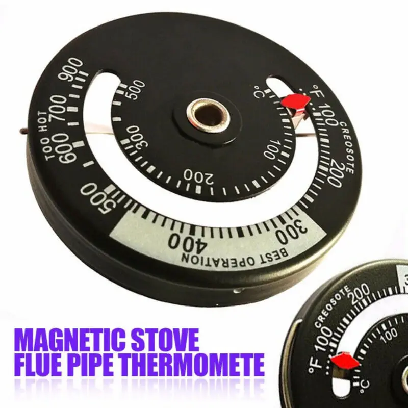 Magnetische Rauchrohr Thermometer Backofen Temperatur Messgerät Holz Herdplatte Magnetische Rauchrohr Thermometer Backofen Temperatur Messgerät Holz Herdplatte