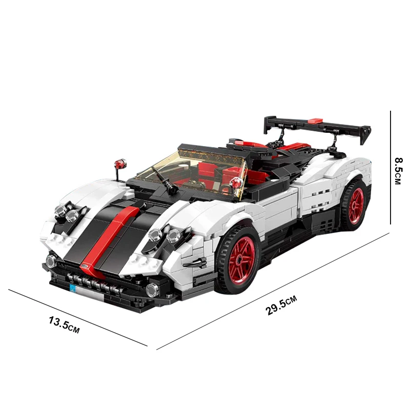 Mould-King-13105-Creative-Idea-Series-Pagani-Zonda-Cinque-Roadster-Compatible-Moc-22208-Bulding-Blocks-Bricks (3)