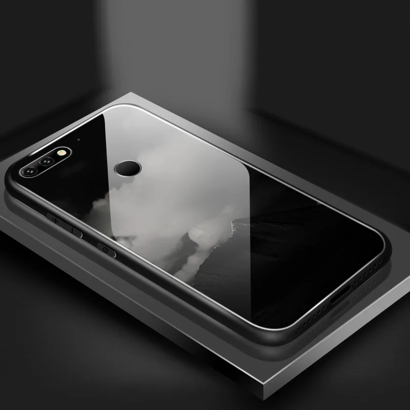 Для Huawei Honor 6X 7A 7X 7C 8A 8X9 облегченное закаленное стекло крышка Y6 Y9 Y7 премьер-профессионал Magic2 Роскошные Защитные чехлы для телефонов