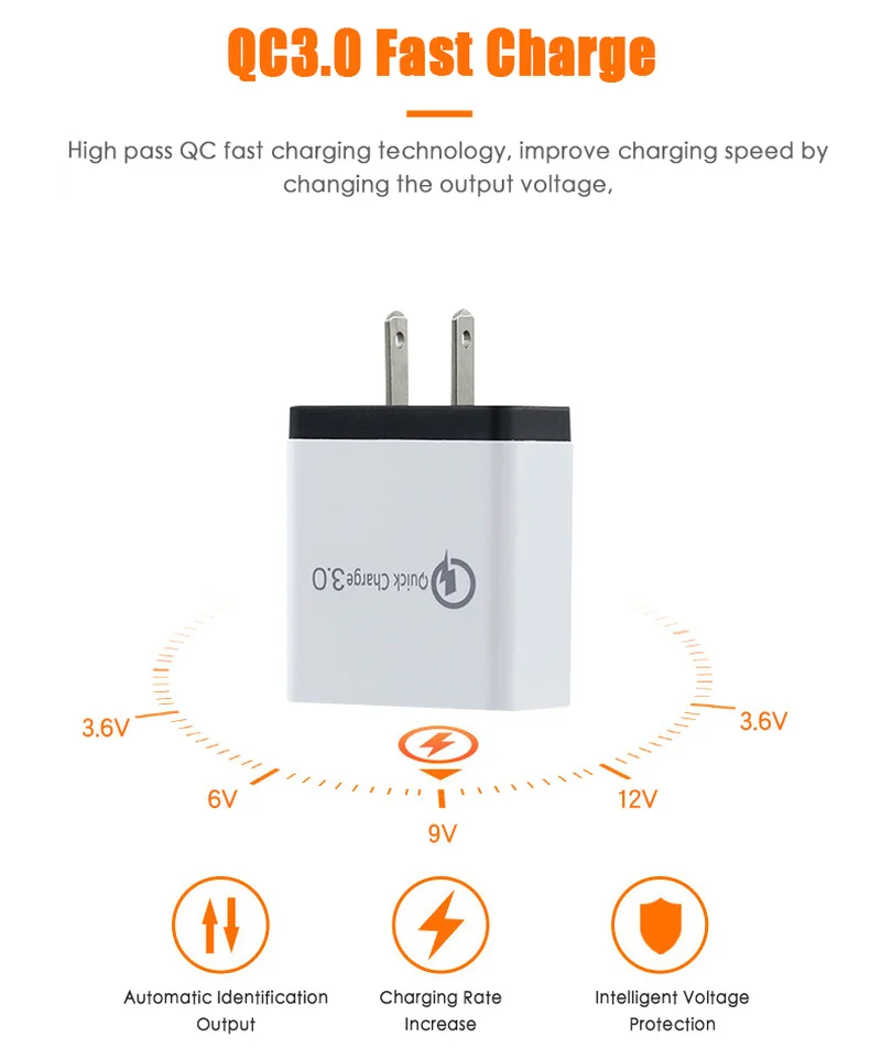 Зарядное устройство 4usb 5 В 3 А для Samsung Xiaomi IPhone x Huawei|Зарядные устройства| |