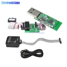 Emulador de zigbee cc-depurador usb programador cc2540 cc2531 sniffer sem fio bluetooth 4.0 módulo conector cabo downloader