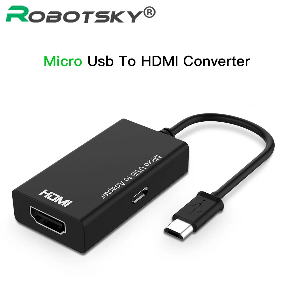 Кабель адаптер Micro USB HDMI 1080P HD типа Папа мама для устройств адаптеры HDTV ТВ