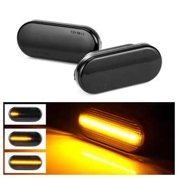 

2pcs Led Dynamic Side Marker Turn Signal Light For Volkswagen VW Bora Golf 3 4 Passat 3bg Polo sb6 SIDE INDICATOR TURN SIGNAL