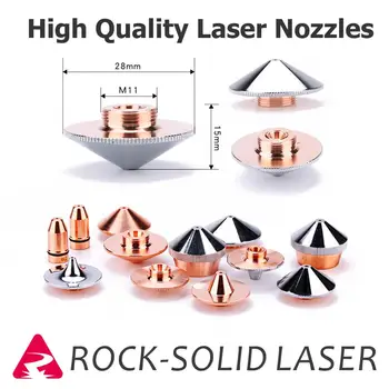 

Laser Nozzle Double Layers 32mm*15mm Caliber 0.8 1.0 1.2 1.5 2.0 2.5 4.0 for Precitec/WSX Yag Fiber Laser Cutting Head Wholesale