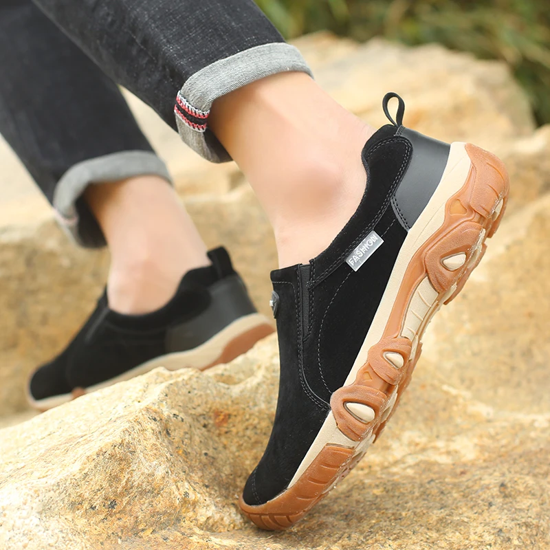 2020New High Quality Brand Men Shoes Genuine Leather Loafers Breathable Spring Autumn Casual Shoes Outdoor Non Slip Men Sneakers 2020New High Quality Brand Men Shoes Genuine Leather Loafers Breathable Spring Autumn Casual Shoes Outdoor Non Slip Men Sneakers