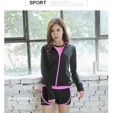 Стиль, летняя одежда для тренировок, спортивные костюмы для пробежек, Женские повседневные эластичные пальто большого размера