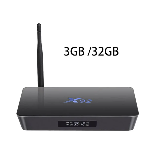 3G 32G X92 Android tv BOX 7,1 3 ГБ 32 ГБ Amlogic S912 Octa Core5G Wifi 4K BT4.0 H.265 двойной Wifi Google Play Youtube Smart tv BOX - Цвет: 3G 32G