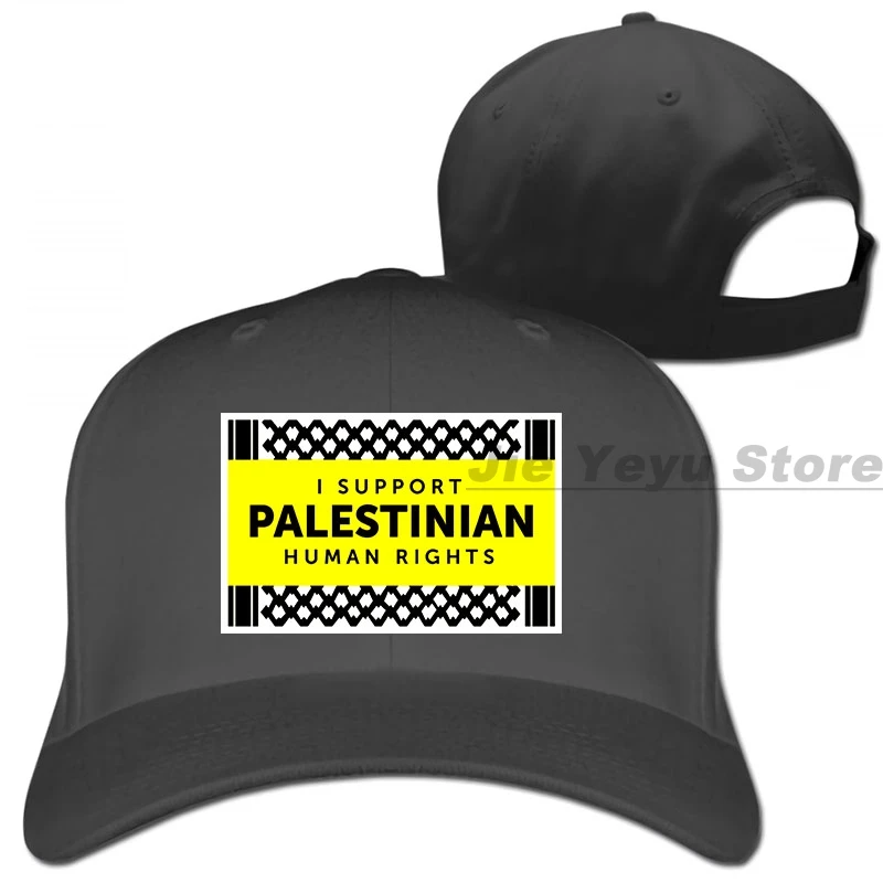 Бейсбольная кепка с надписью «i support palestian human rights» для мужчин и женщин, модная Регулируемая Кепка