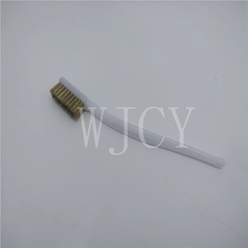 

Plastic Handle Brass Bristle Wire Brush, Gripper Steel Brush Offset printing machine parts