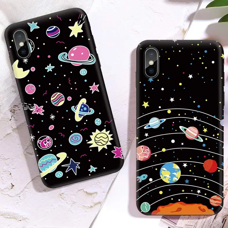 太空星辰-黑、宇宙航星-黑-1