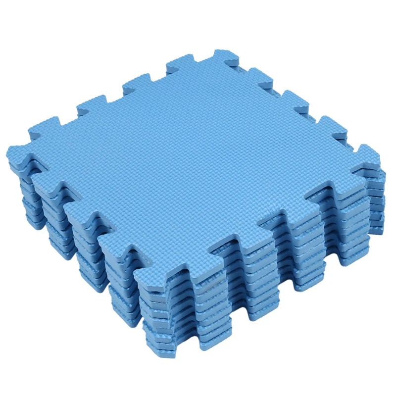 

EVA Puzzle Foam Anti-Fatigue Blue Interlocking Floor Mats