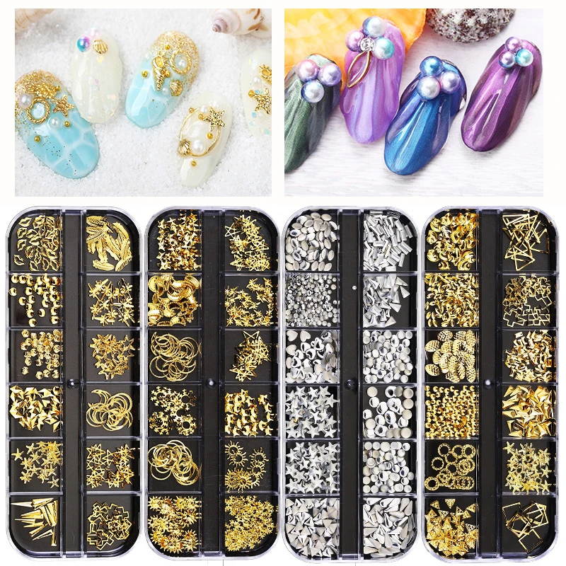 

Nail Rhinestones Stones Mixed Color Crystal 3D Nail Art Decoration Sequins DIY Manicure Design Rhinestones Nails Art Accessories