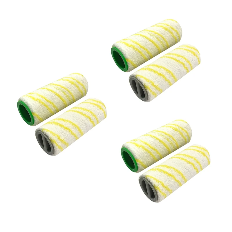 

6 PC Suitable for KARCHER Hand Push Scrubber FC3D FC5 Roller Roller Brush Multi-Surface Brush