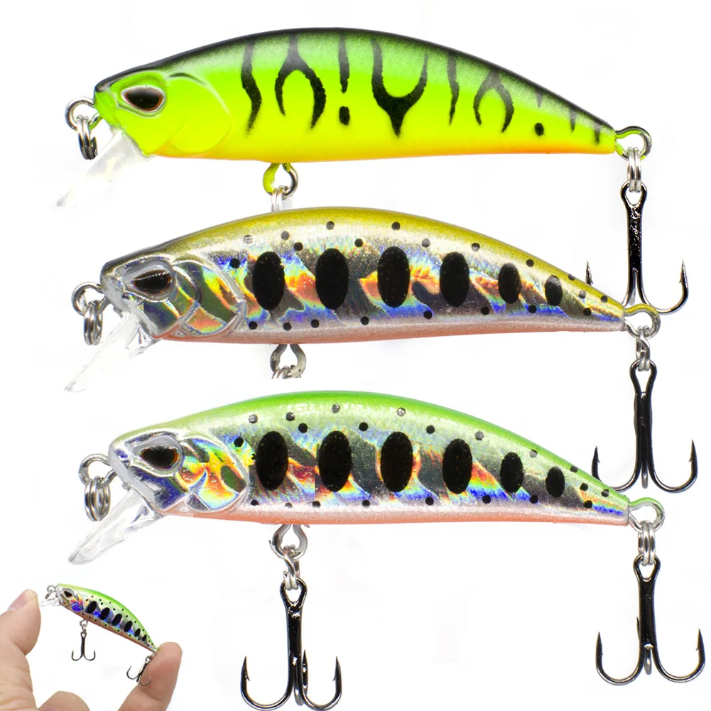 Lot De 2 Leurres De Pêche Crankbait – Mini Cuillères Wobbler Pour Truite – Artificiels