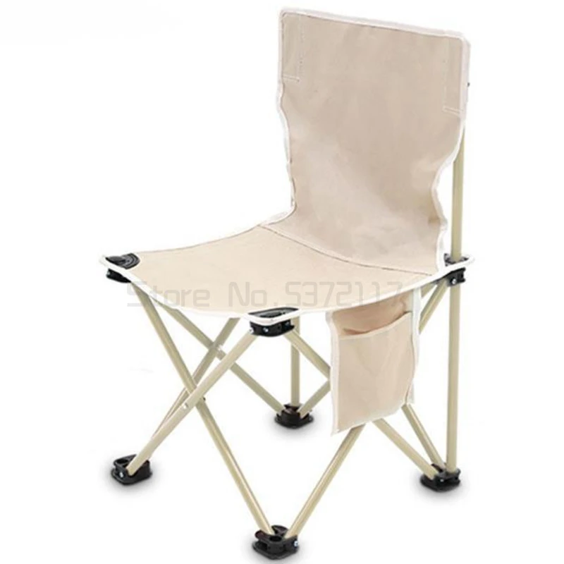 Silla plegable portátil telescópica para el hogar, taburete pequeño banco, sillas para acampar y pescar|Sillas playa| - AliExpress
