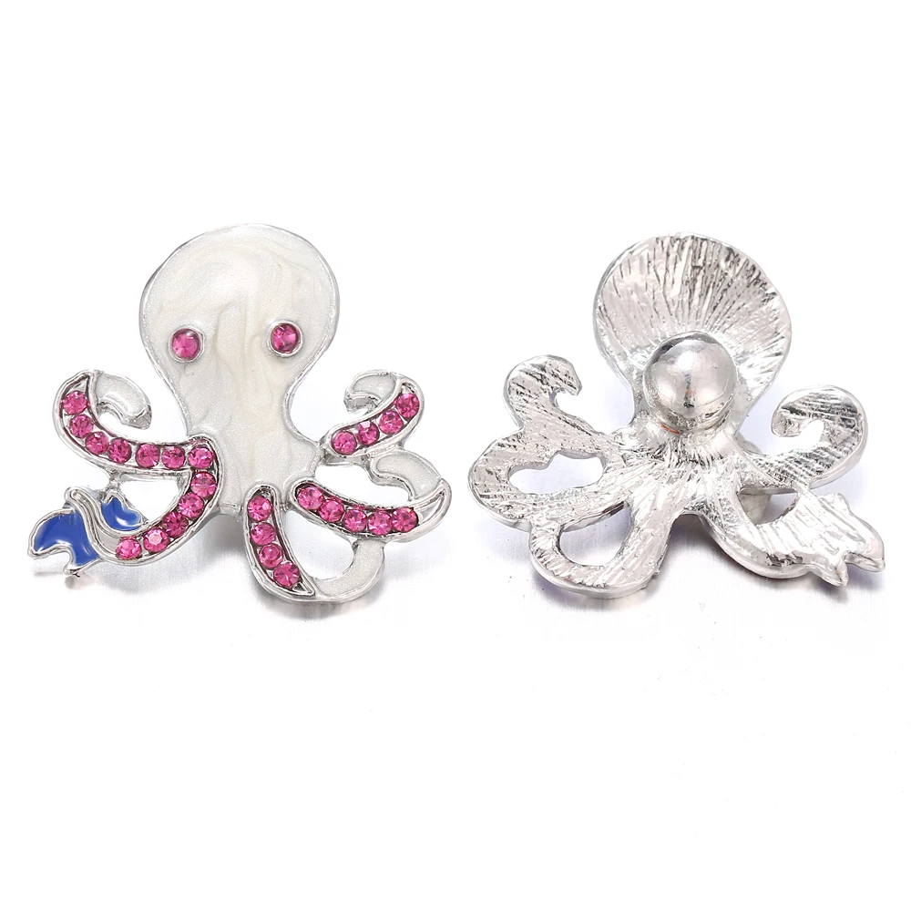 Осьминог дизайн диаметром 18 мм кнопки металлические защелки для цепочек