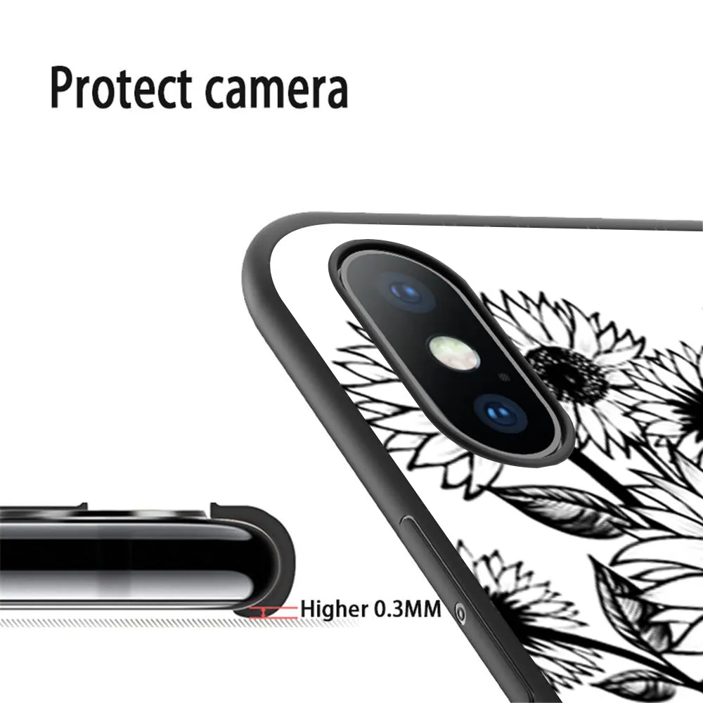 Чехол с цветочным горшком Мягкий силиконовый чехол для телефона iPhone 11 Pro Max X 5S 6 6S XR