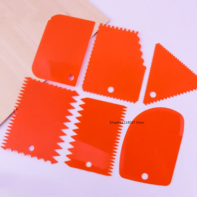 Set 6 Raschietti In Ceramica Per Modellare Argilla, Pasta, Torte E Sculture - Plastica Resistente, Multiforma - 4