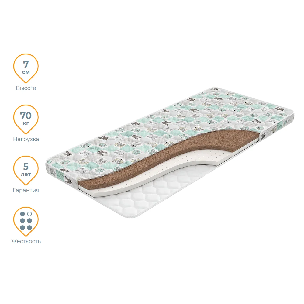 Матрас детский Ormatek Kids Double 120x170см | Мать и