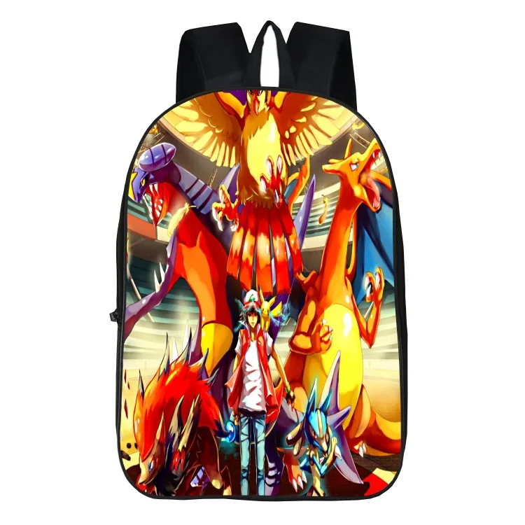 

Xuan meng Pokemon Bag Cartoon Backpack Student Backpack Burden Relieving Wear-Resistant-