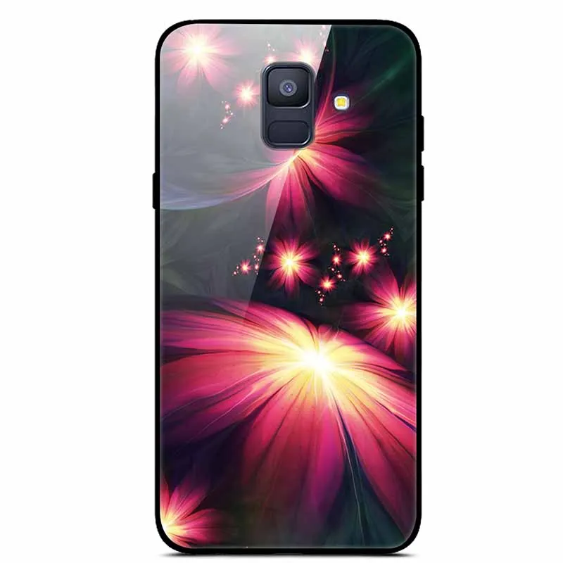 Tempered Glass Hard Back Case with Protective Cover