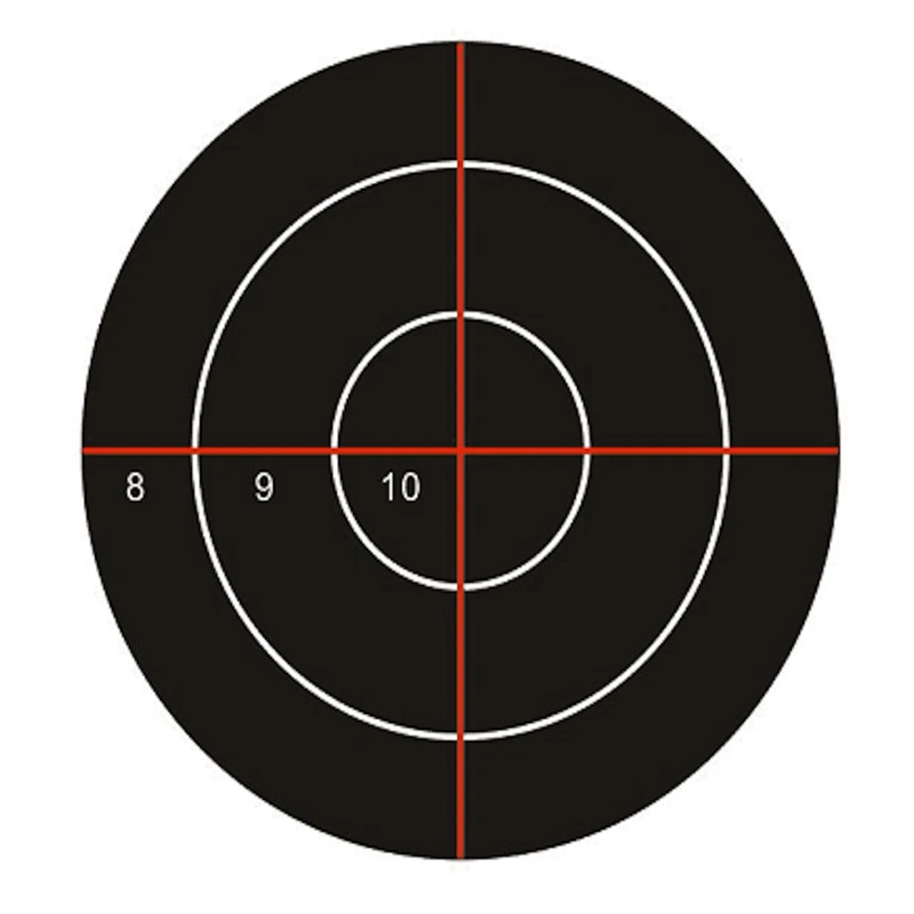 

100 Pcs Shooting Targets Paper Self Adhesive Sticker Practice Shoot Sticker