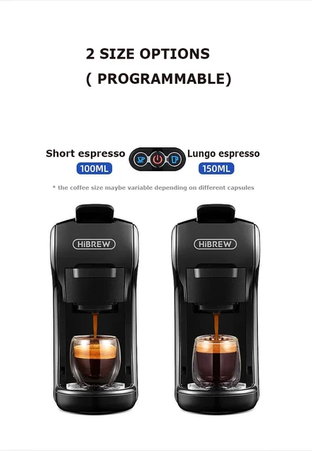 Hibrew 3 In 1 Full Automatic Coffee Machine With Hot Cold Milk Foaming Machine Dolce Gusto Nespresso Machine Set Capsule Coffee Machine Aliexpress