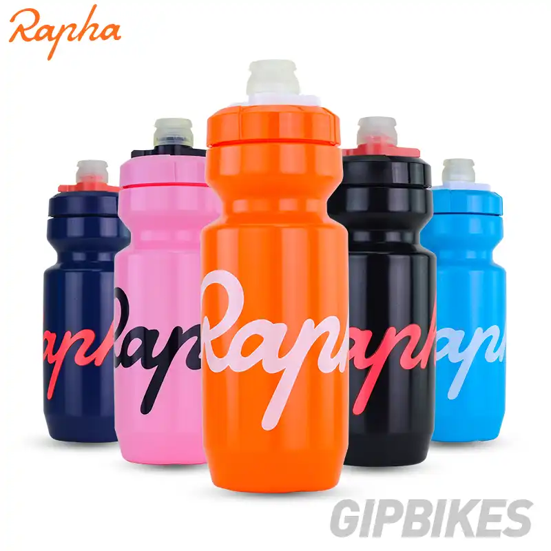 orange cycling water bottle