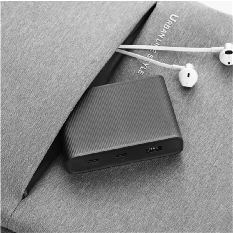 Настольное USB зарядное устройство Xiaomi ZMI 65 Вт 3 порта PD3.0 USB 2C1A для Android iOS переключатель PD 3,0 QC умный Выход Max Solo c1-65w c2-1