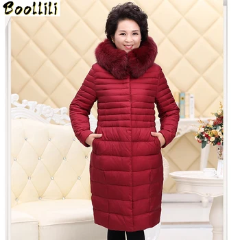 

Manteau Femme Hiver White Duck Down Coat Plus Size XXXXXL Thin Warm Winter Jacke Women Ladies Winter Coat Fox Fur Collar
