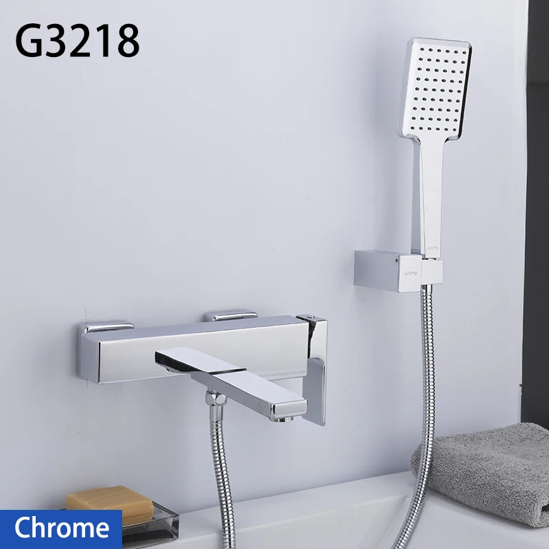 G3218 GAPPO смеситель для ванны s латунный кран для ванны Водопад кран для ванны кран на бортике robinet baignoire - Цвет: G3218