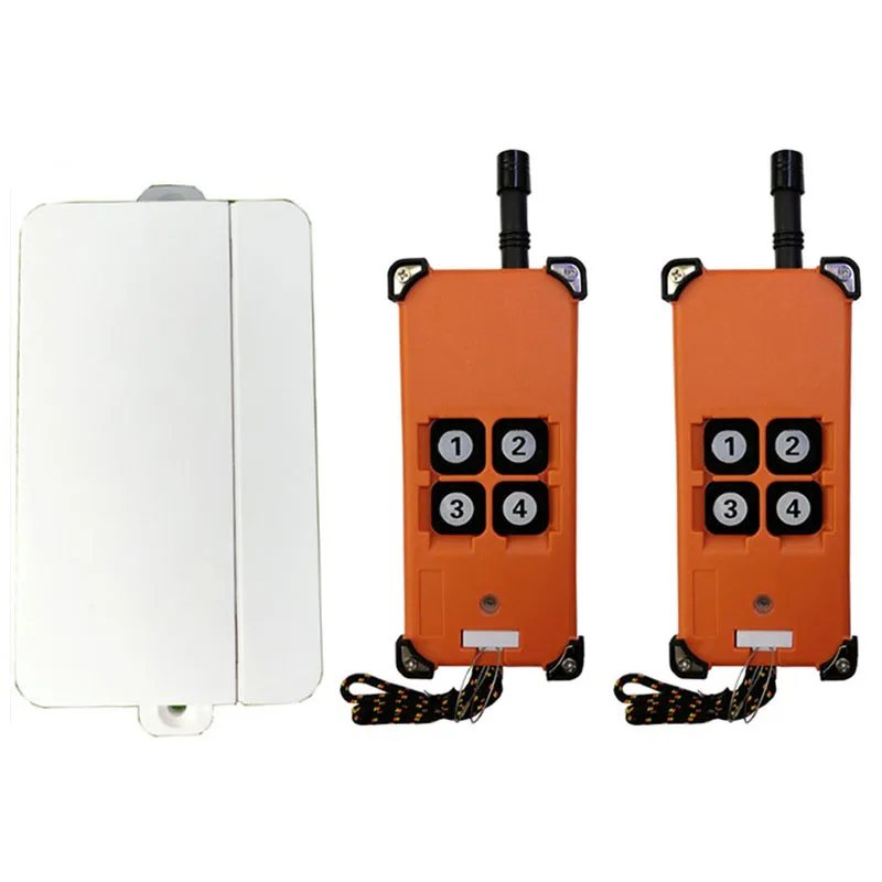 

3000m AC 85V 220V 250V 4CH Radio Controller RF Wireless Remote Control Overhead travelling crane System Receiver + Numer Remote