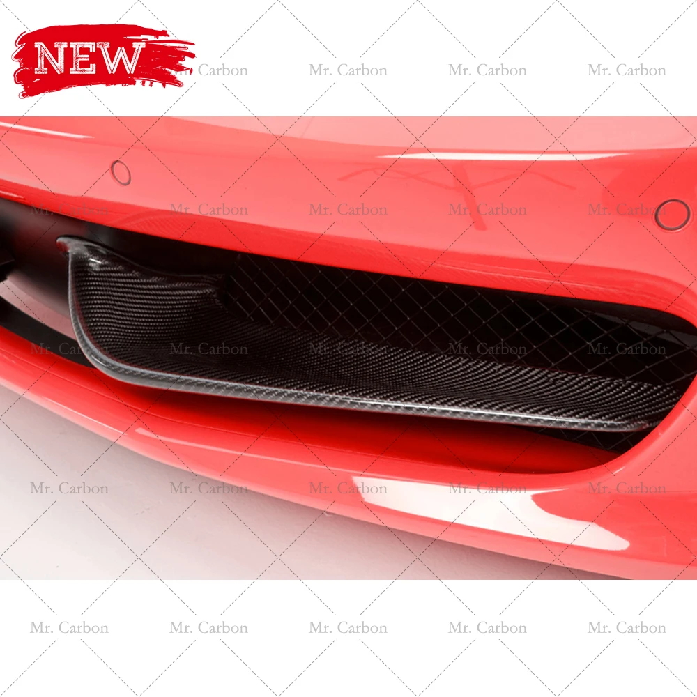 Для Феррари 458 Италия DMC Стиль углеродного волокна переднего бампера крыло