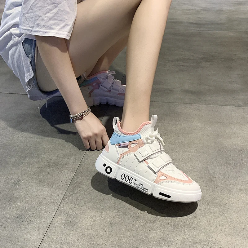 New Style Mesh Sneakers Breathable Tennis Shoes for Woman Thick Bottom Sport Shoe Athletic Trainers Zapatillas Hombre Deportiva