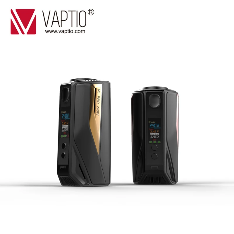 Электронная сигарета Vaptio 200 Вт коробка мод N1 Pro lite комплект 2,0 мл встроенные внешние 18650 батареи 0,1-Ом Сопротивление пара