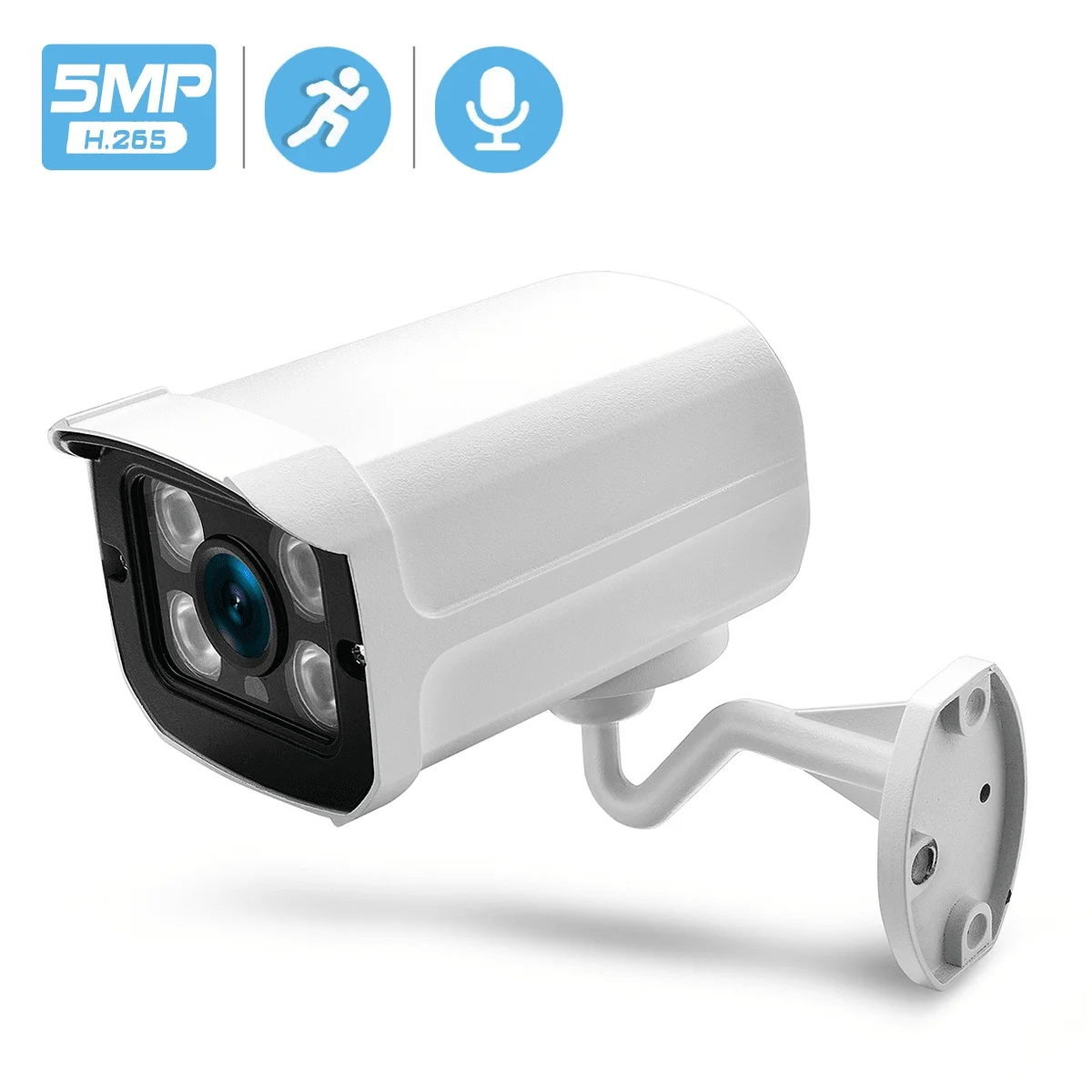 Ip-камера Besder 4k 8 Мп h.265 5 3 hd 48 В poe 1080p ip66 | Безопасность и защита