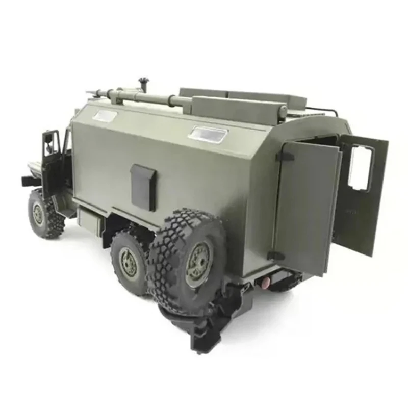 R/C военный грузовик B-3 советская Урал командная машина 2,4G RC автомобиль со светодиодный светильник шасси из сплава играть для 30Minu дистанционного управления автомобиля игрушки
