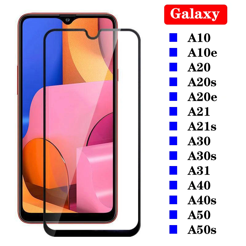 

Tempered Glass Galaxy A20s A21s A30s A40s A50s Screenprotector For Samsung A10 A10e A20 A20e A21 A30 A31 A40 A50 protective film